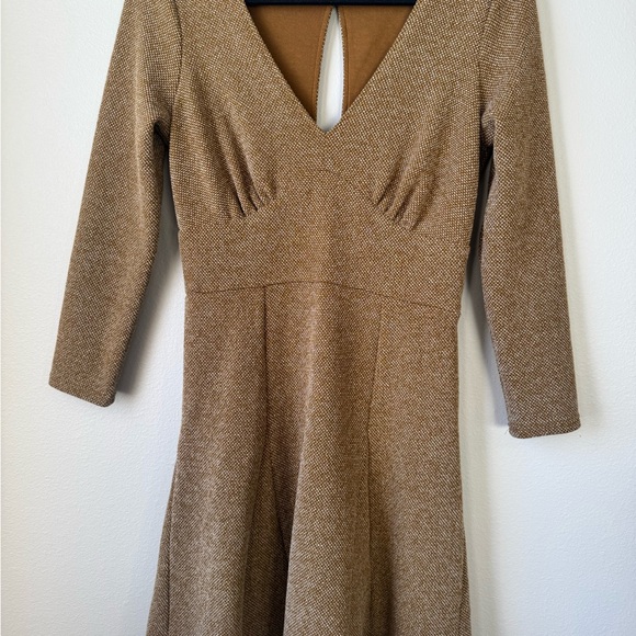 Free People Brown Fit and Flare Dress - Picture 2 of 8